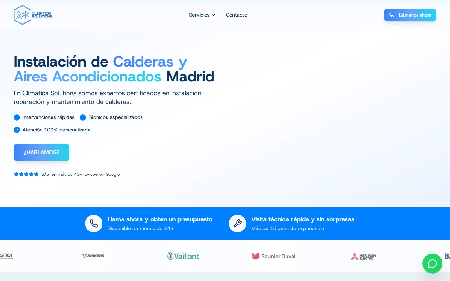 Portada de climaticasolutions.es