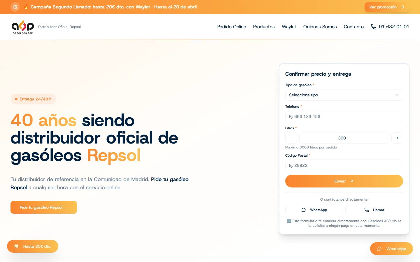 Portada de gasoleosasp.es